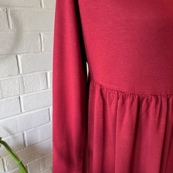 Baea baby doll mini dress xl color brick size XL - Picture 6 of 8